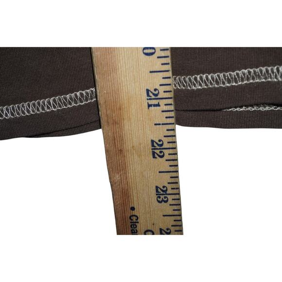 Def Leppard Band Tee Brown Graphic Rock T-Shirt by Goodie Two Sleeves Women’s XS - Picture 6 of 6